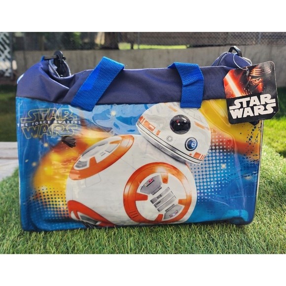 Disney Star Wars BB-8 Duffle Bag Overnight Bag Carry-on  NWT 14.5"L 10"H 7"W - Picture 1 of 15